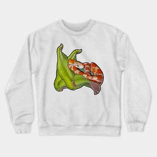 Pantherophis guttatus Lava Crewneck Sweatshirt